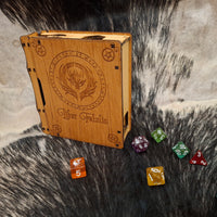 Würfelbox, kleines Buch
