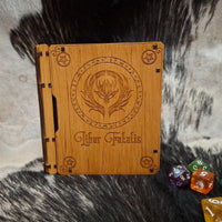 Würfelbox, kleines Buch
