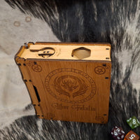 Würfelbox, kleines Buch