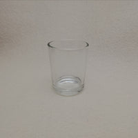Teelichtglas mit hoher Glaswand